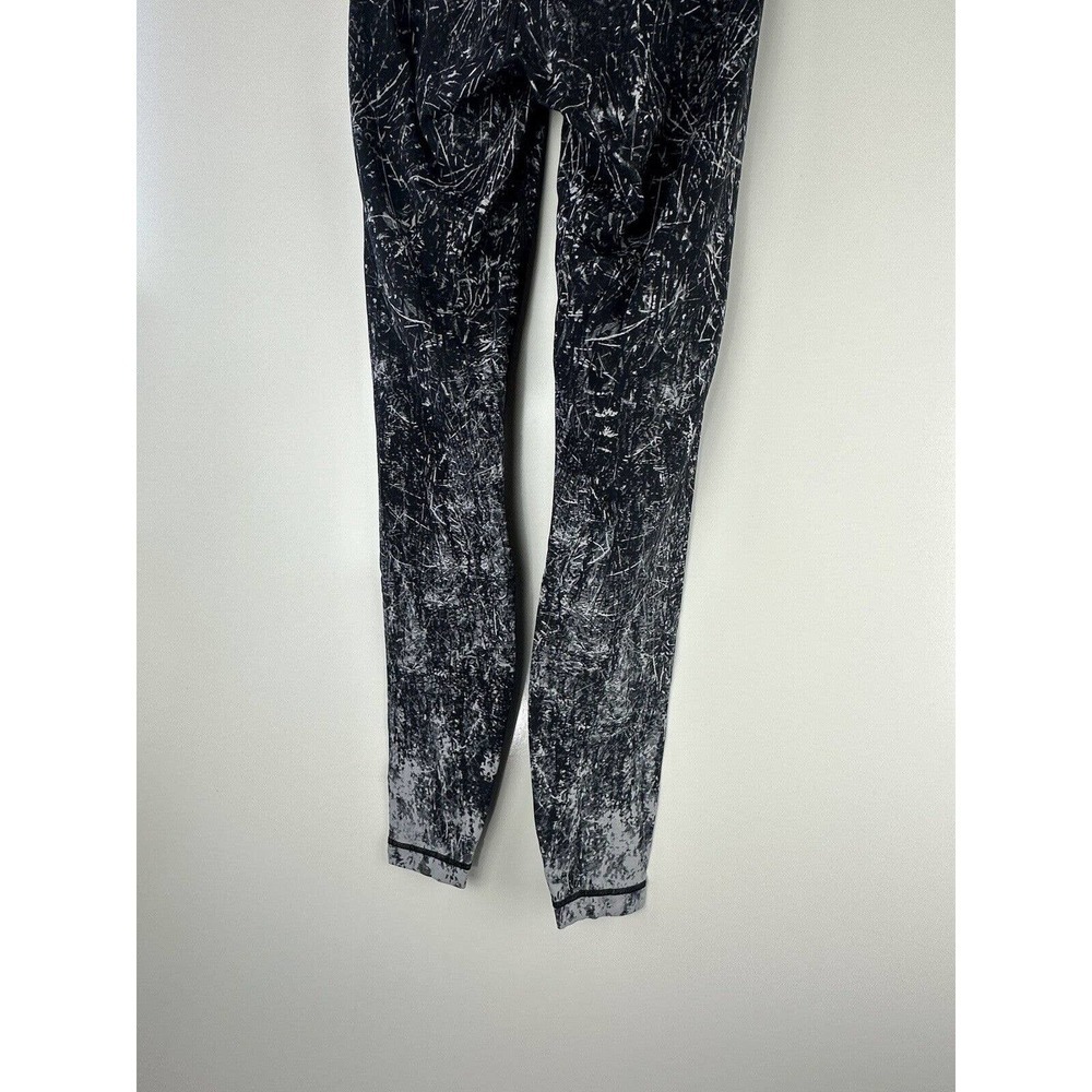 Lululemon Wunder Under Hi-Rise Tight 28" Alouette Alpine White Black Pant Size 4 - Picture 14 of 14